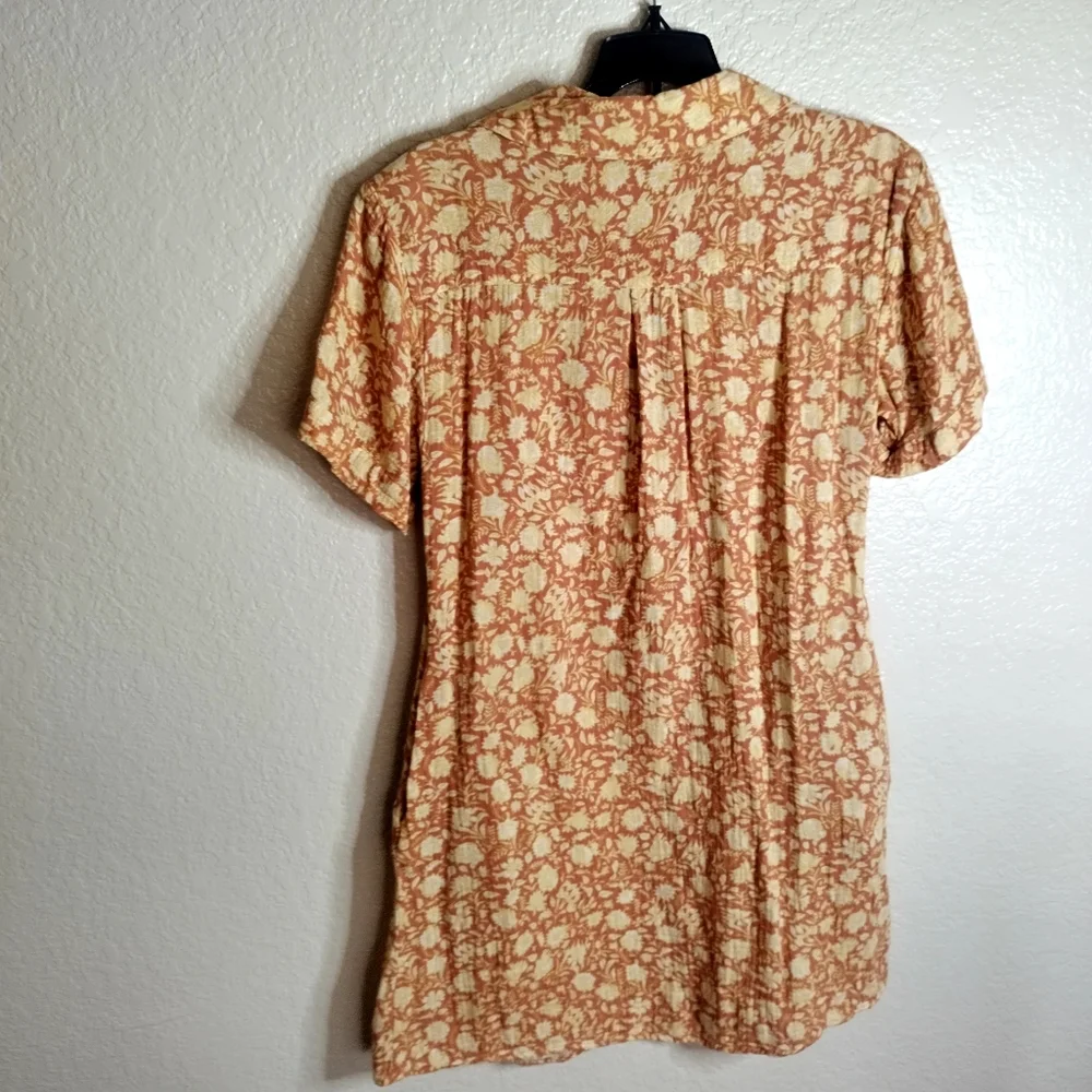 Faherty Hana Sierra India Floral Mini Dress Sz S - Picture 7 of 9